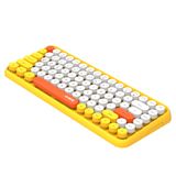 Teclado Bluetooth Sem Fio Ajazz 308i 84 Teclas Amarelo
