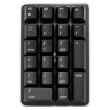 2.4g Teclado Numérico Numérico Mecânico Sem Fio Teclado Interruptor Vermelho