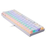 Teclado Mecânico De 63 Teclas Durável Com Teclas Coloridas