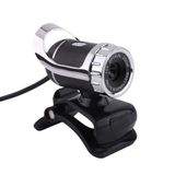 Webcam Yoidesu Usb Cam Desktop Laptop Hd 1080p Com Microfone Prateado