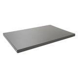 TAMPO DE MESA PLASTICO GEO RETANGULAR MARRON  79X119CM