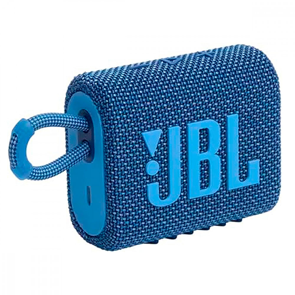 Caixa De Som Bluetooth Jbl Go 3 Eco Ip67 4.2w - Azul