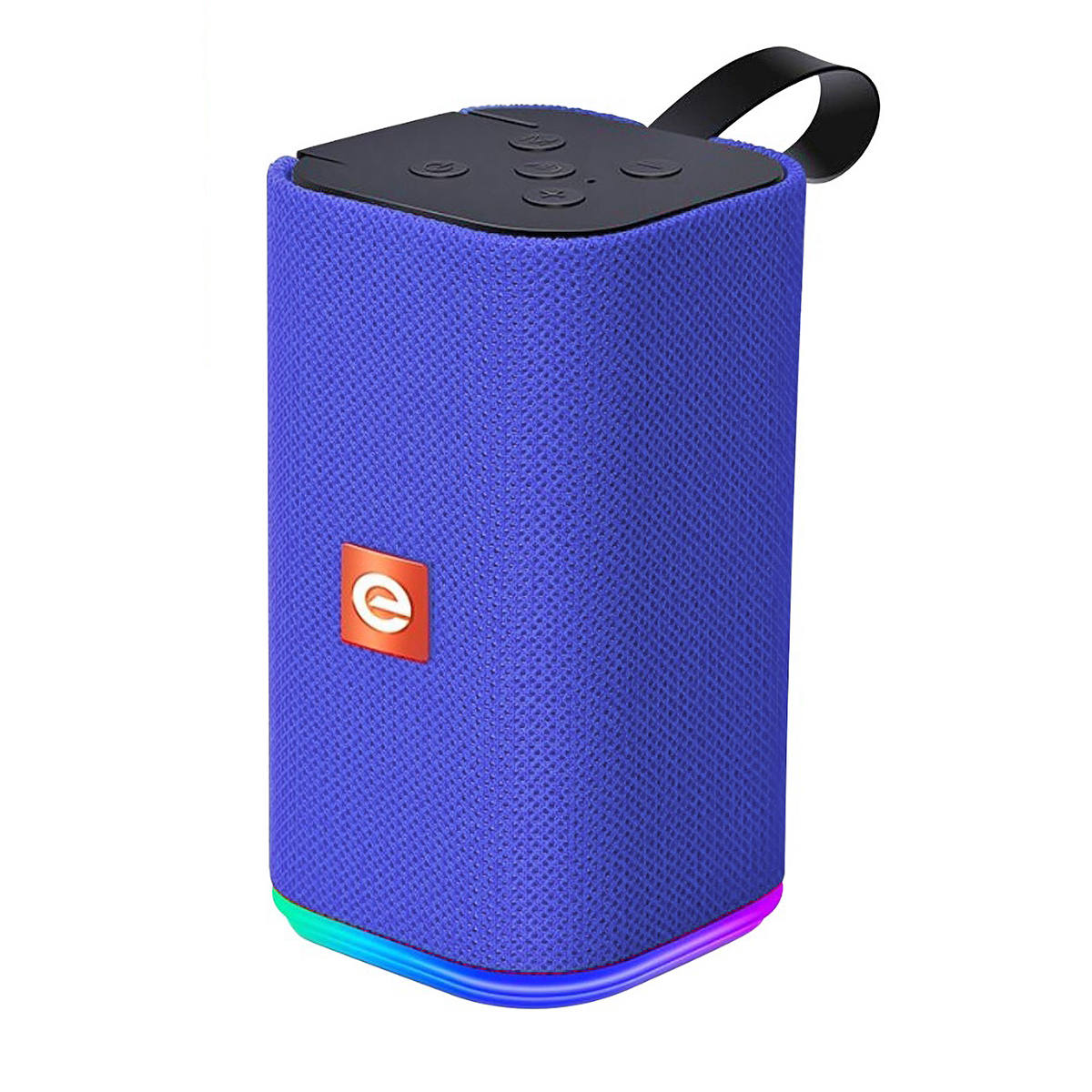 Caixa De Som Bluetooth Portátil Exbom Cs-m31btl C/ Led Rgb  - Azul