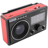 Caixa De Som Bluetooth Usb Sd Rádio Fm Vermelho Ms686bt