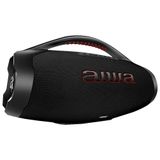 Caixa De Som Amplificada Aiwa Boombox Awsbbs01b | Entrada Usb, P2, Bluetooth, 200w Rms, Preto