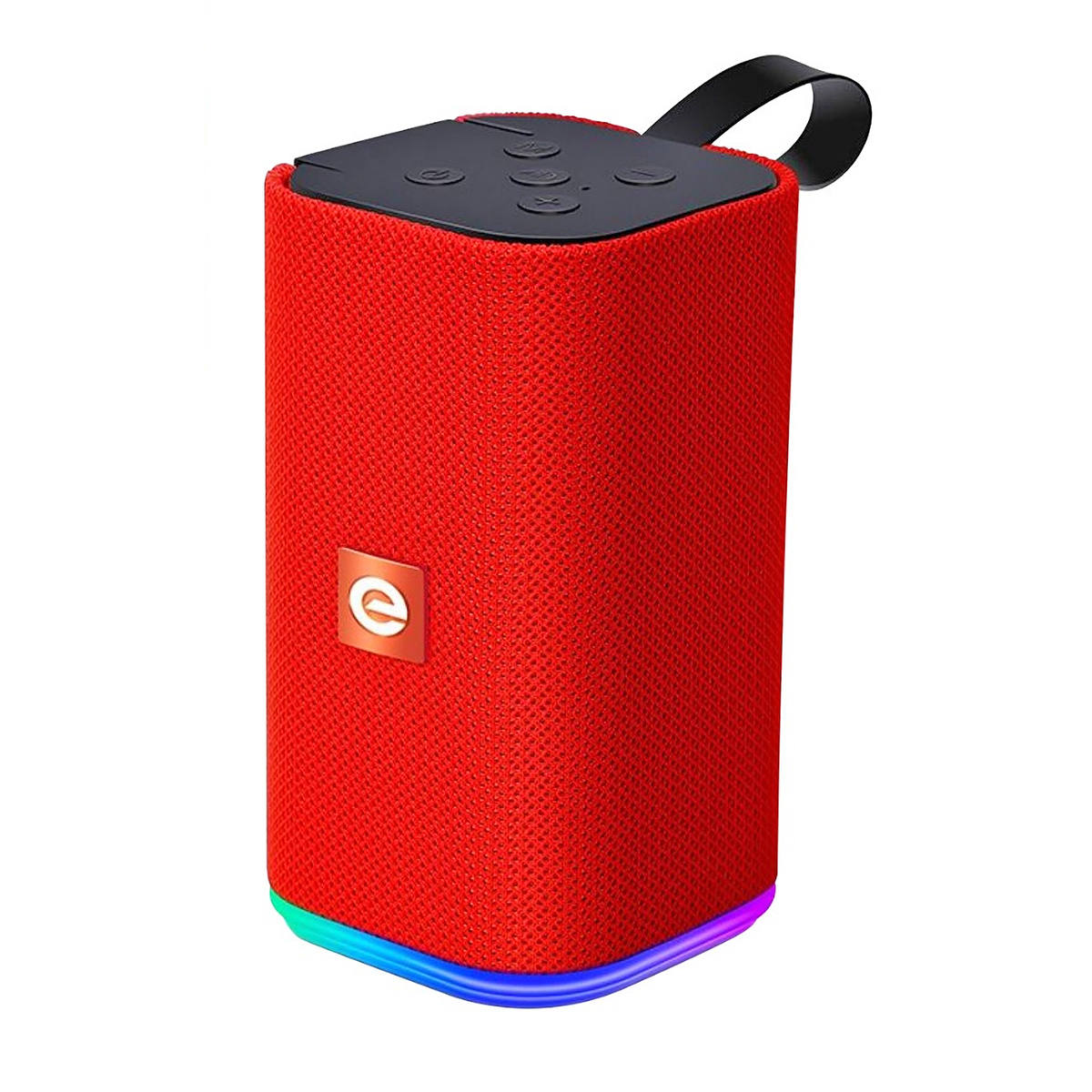 Caixa De Som Bluetooth Portátil Exbom Cs-m31btl C/ Led Rgb  - Vermelho