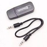 Receptor Bluetooth P2 Usb Adaptador Entrada Auxiliar Carro E Caixa De Som P2