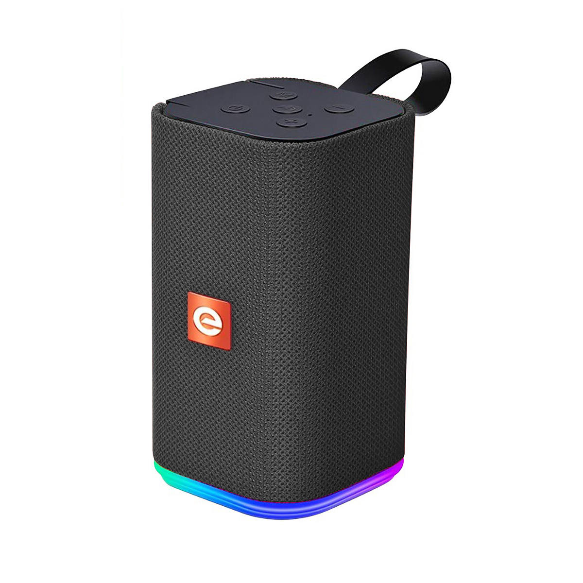 Caixa De Som Bluetooth Portátil Exbom Cs-m31btl C/ Led Rgb  - Preto