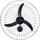 Ventilador De Parede 60cm Oscilante 200w Preto Bivolt