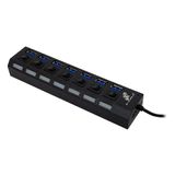 Hub Usb 3.0 X-cell, 7 Portas, Preto - Xc-hub-7