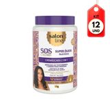 Kit C-12 Salon Line Óleo De Manga Cremáscara Sos 2 Em 1 1kg