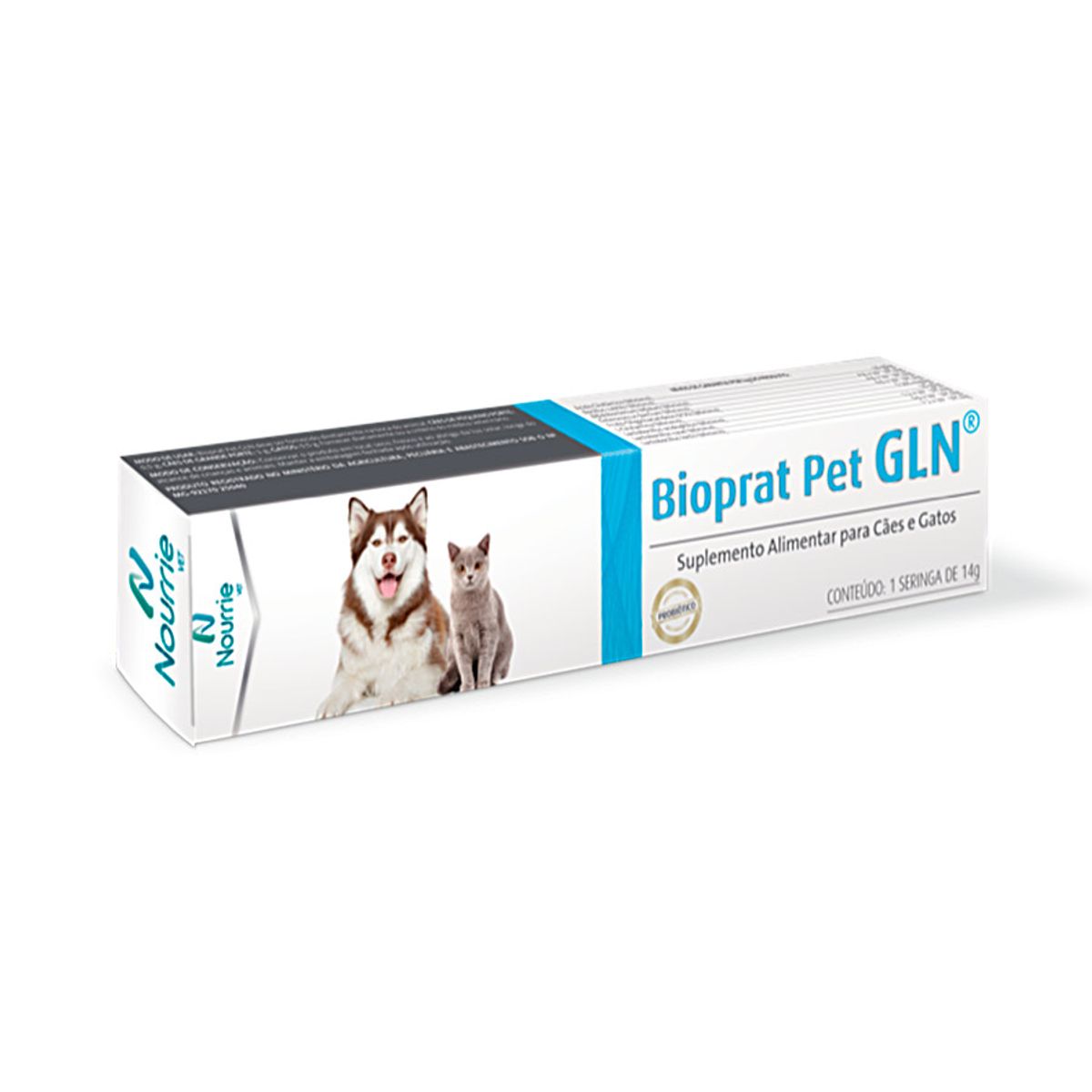 Suplemento Alivira Bioprat Pet Gln Para Cães E Gatos 14g