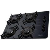 Fogao Braslar Cooktop Pop 4bcs 10050016 Preto Bivolt