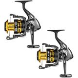 Kit 2 Molinete Marine Sports Elite 500 Fd 5.2:1 Gold