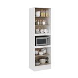 Torre Quente Milla Branco Mdf 70cm Carraro