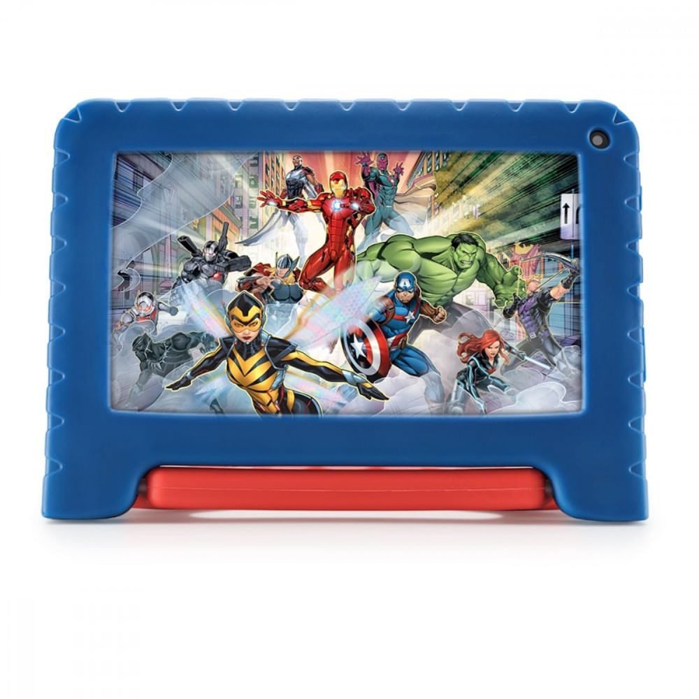 Tablet Multilaser Infantil Marvel Vingadores Tela 7 Wifi 64 Gb