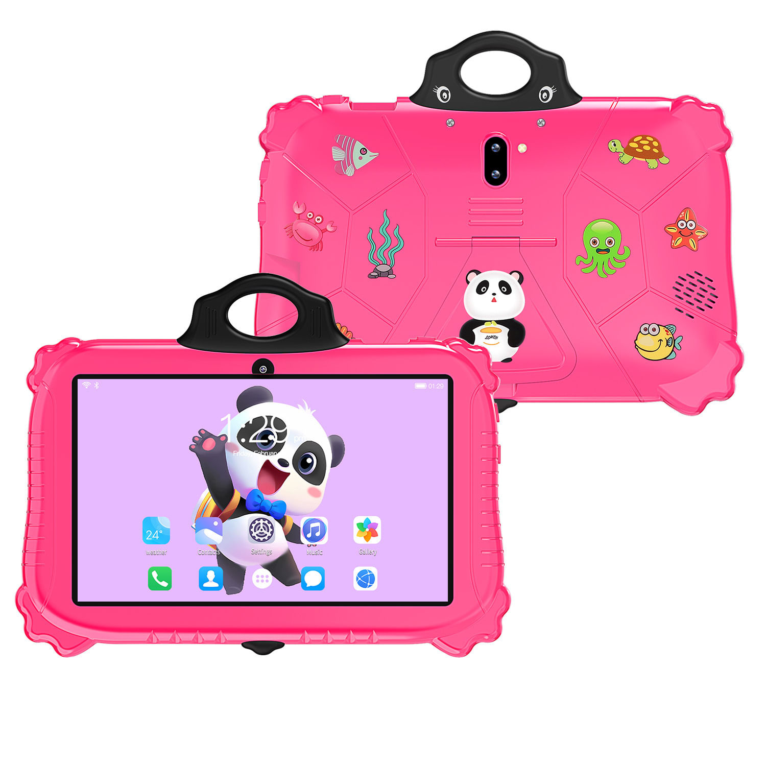 Tablet Panda Infantil 10,1 Polegadas 8+256gb - Rosa