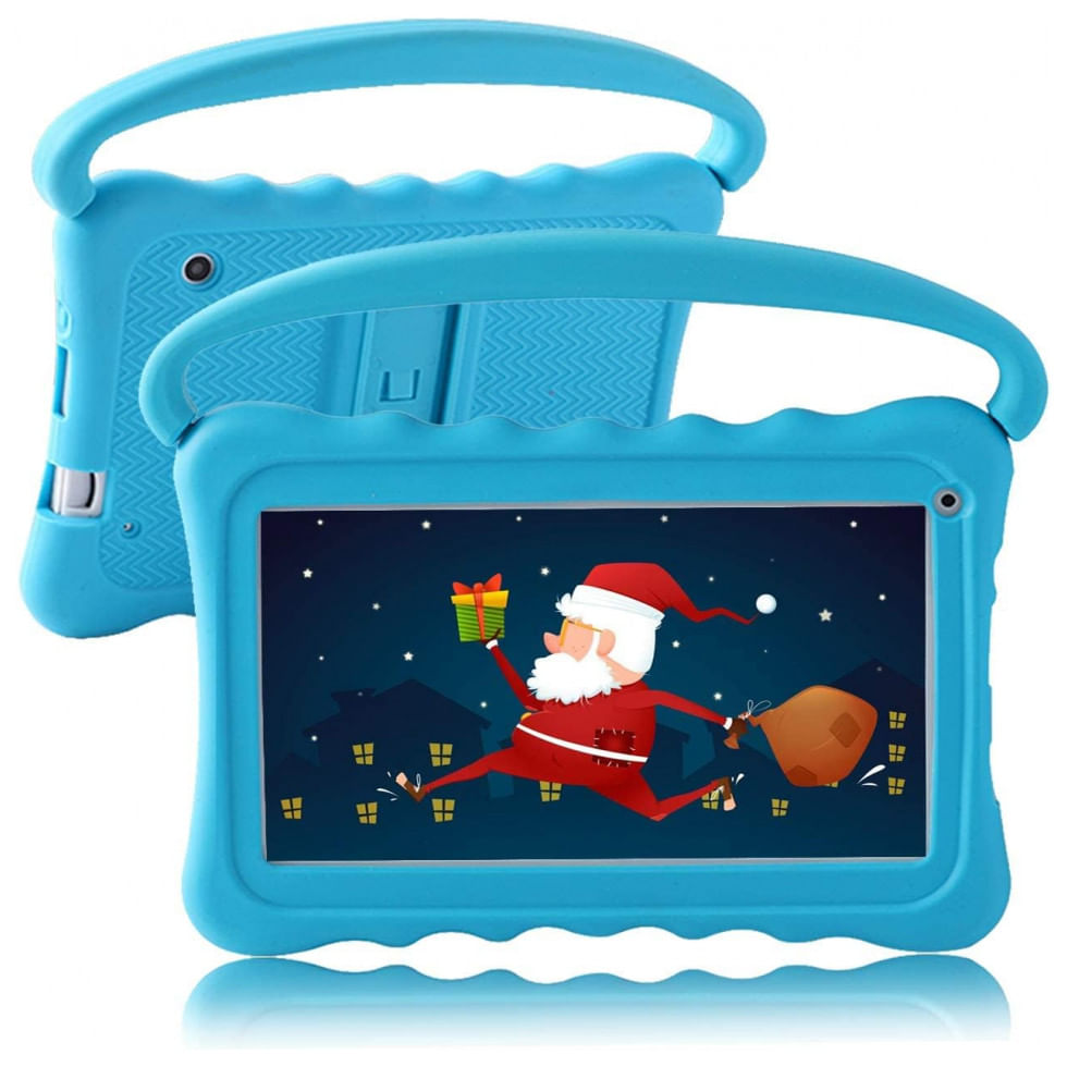 Tablet Infantil 7 Android Com Controle De Pais, Netflix, Wifi E Camera Dupla, 32 Gb, Ujoyfeel, Azul