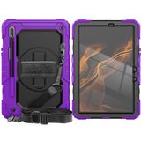 Silicone + Pc Case Para Samsung Galaxy Tab S8 11 Polegadas (roxo