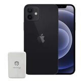 Aparelho Iphone 12 Black 128gb Apple Seminovo/vitrine Com Carregamento Por Indução