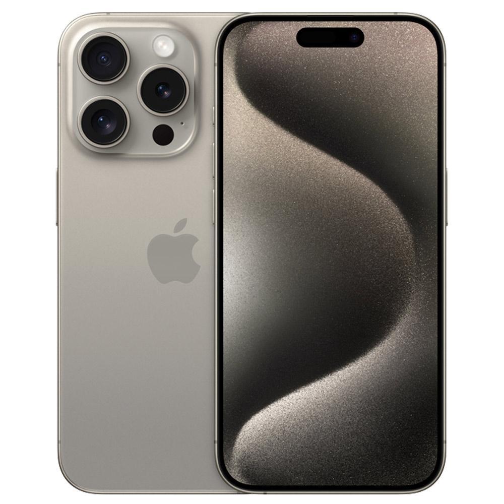 Iphone 15 Pro Apple (256gb) Titânio Natural, Tela De 6,1 Pol, 5g E Câmera De 48mp