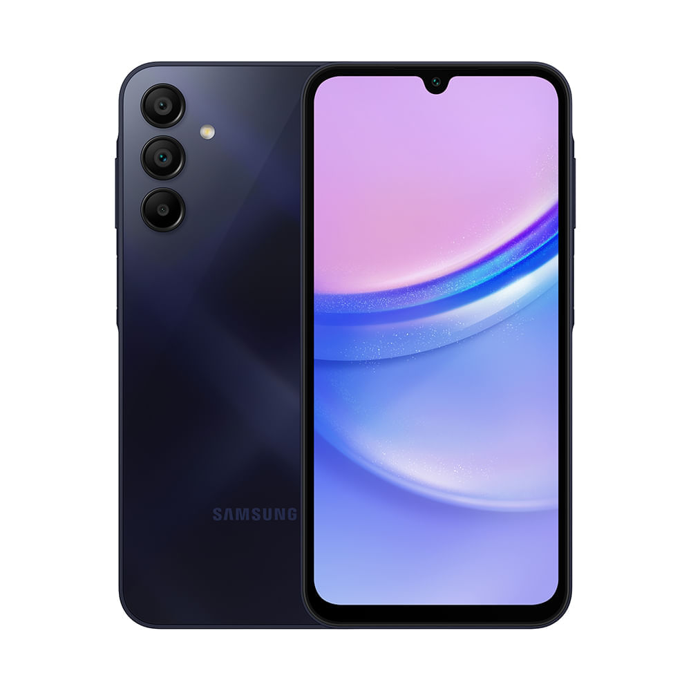 Celular Samsung Galaxy A15 128gb, 4gb Ram, Tela Infinita De 6.5&quot; Azul Escuro