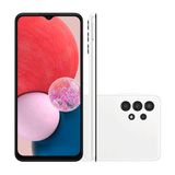 Smartphone Samsung Galaxy A13, 128GB, 4GB, Processador Octa-core, Selfie de 8MP, Tela de 6.6", Branco