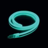 Mangueira Neon Dupla Face 220v Azul Ciano Fixa 100 M Sem Conector