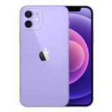 Vitrine Apple Iphone 12 5g Lilas 128gb Tela 6.1 Led Camera Dupla 12mpx