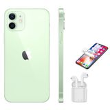 Iphone 12 128gb Apple Verde (Vitrine) + Fone Sport Bluetooth E Pelicula Hydrogel