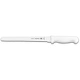 FACA PARA FIAMBRES 12 PROFISSIONAL BRANCO LAMINA DE ACO INOX E CABO DE POLIPROPILENO TRAMONTINA
