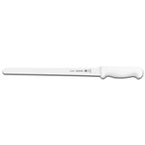 FACA PARA FIAMBRES 14 PROFISSIONAL BRANCO LAMINA DE ACO INOX E CABO DE POLIPROPILENO TRAMONTINA