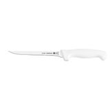 FACA PARA DESOSSAR 7 PROFISSIONAL BRANCO LAMINA DE ACO INOX E CABO DE POLIPROPILENO TRAMONTINA