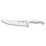 FACA PARA CARNE 6 PROFISSIONAL BRANCO LAMINA DE ACO INOX E CABO DE POLIPROPILENO TRAMONTINA