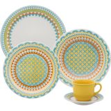 Jogo De Jantar E Cha - 20 Pc - Oxford - Ceramica Inglesa - The Queen