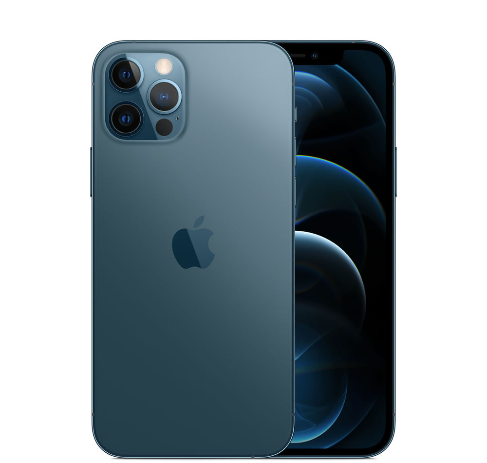 Iphone 12 Pro Max Apple 128gb Azul - Vitrine