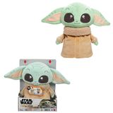 Pelúcia Com Som Baby Yoda Jumping - The Mandalorian - The Child - Star Wars - Disney - Mattel - Hpg48