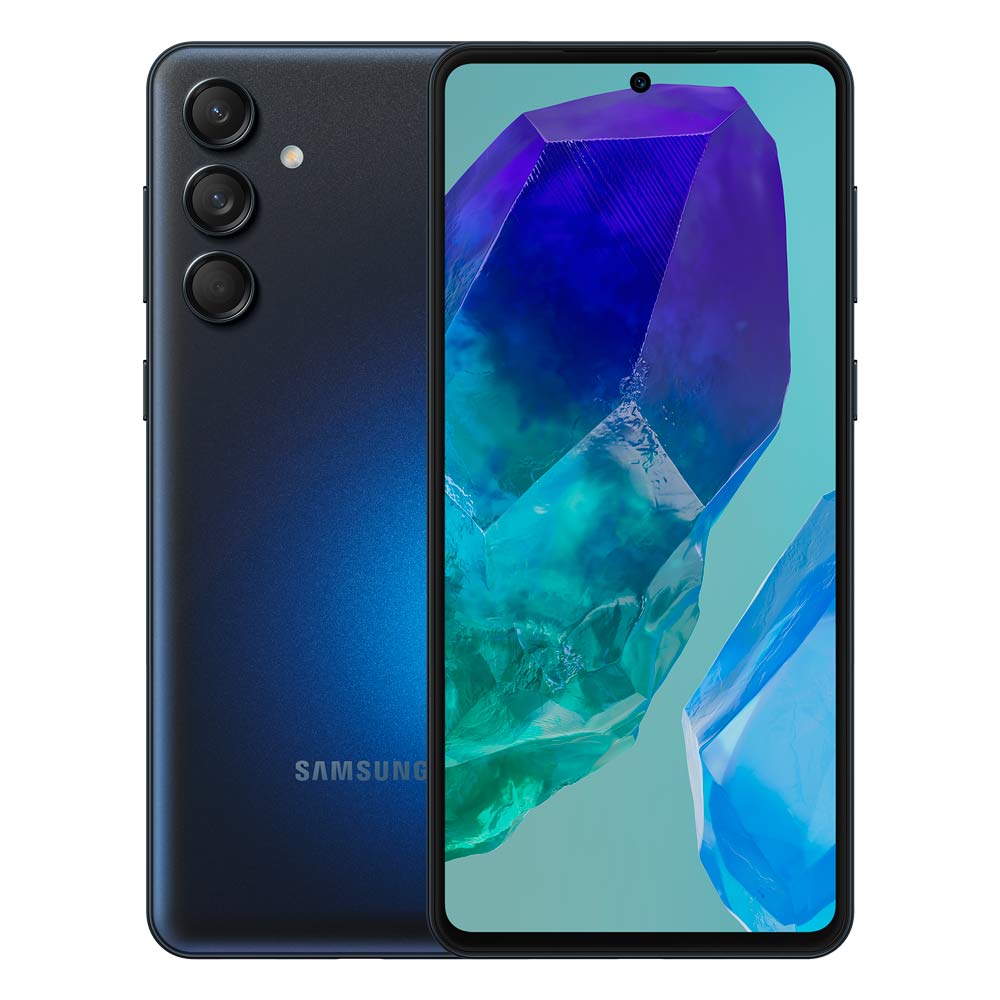 Smartphone Samsung Galaxy M55 Dual Chip 256gb 5g Tela 6.7&quot; Câmera Tripla 50mp+8mp+2mp Azul Escuro