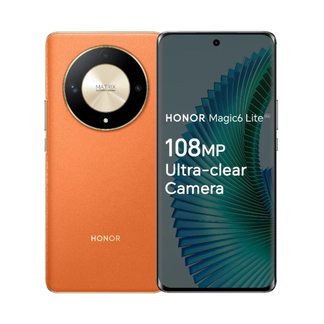 Smartphone Honor Magic 6 Lite 256gb 8gb Rede 5g Laranja