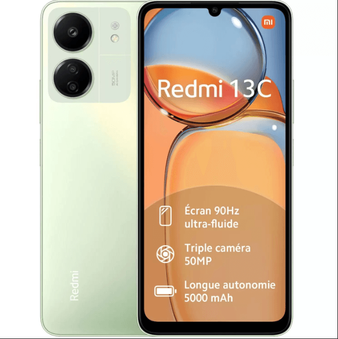 Smartphone Redmi 13c 4gb Ram 128gb Cor:verde