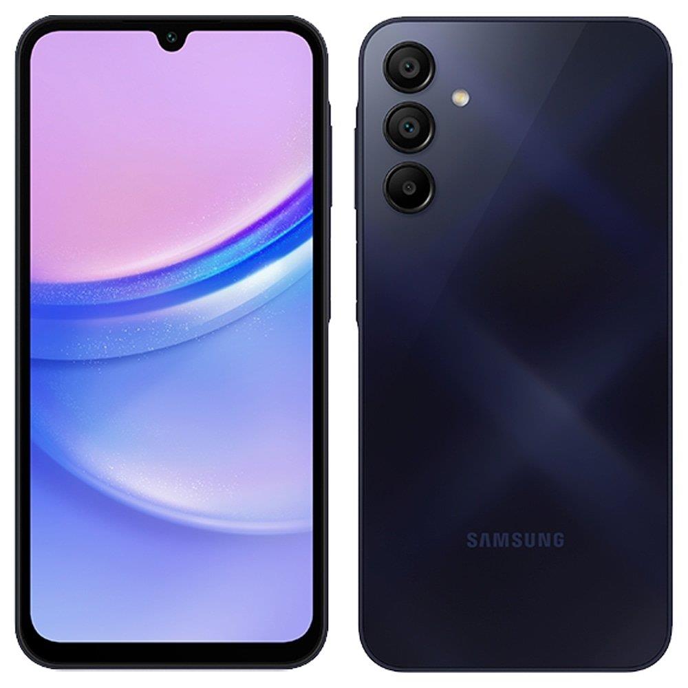 Smartphone Samsung Galaxy A15 A155m Azul Escuro | Tela 6.5&quot;, Wi-fi+nfc, Câm. Traseira Tripla, Câm.frontal 13mp, 8gb Ram, 256gb