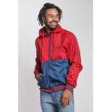 Jaqueta Masculina Corta Vento Confort Polo Wear Vermelho Escuro