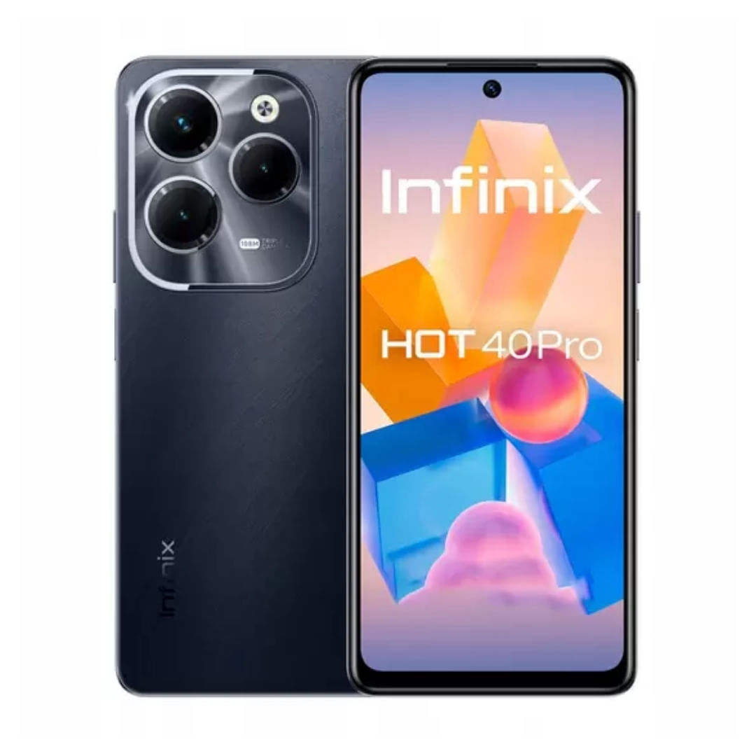 Smartphone Infinix Hot 40 Pro 4g Preto 256gb/8gb Ram Edição Ff  Camera 108mpx