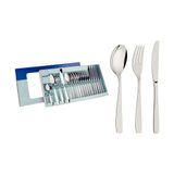 Faqueiro Tramontina Cosmos Aço Inox Com Facas Mesa Acabamento Brilho 24 Peças Tramontina