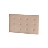 Multiuso De Quarto Bebê Kit Capitonê Courano P- Berço Maria Bege - Peroba