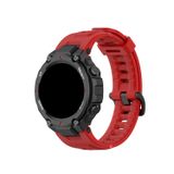 Pulseira De Silicone Compatível Com Amazfit T Rex T Rex Pro Red
