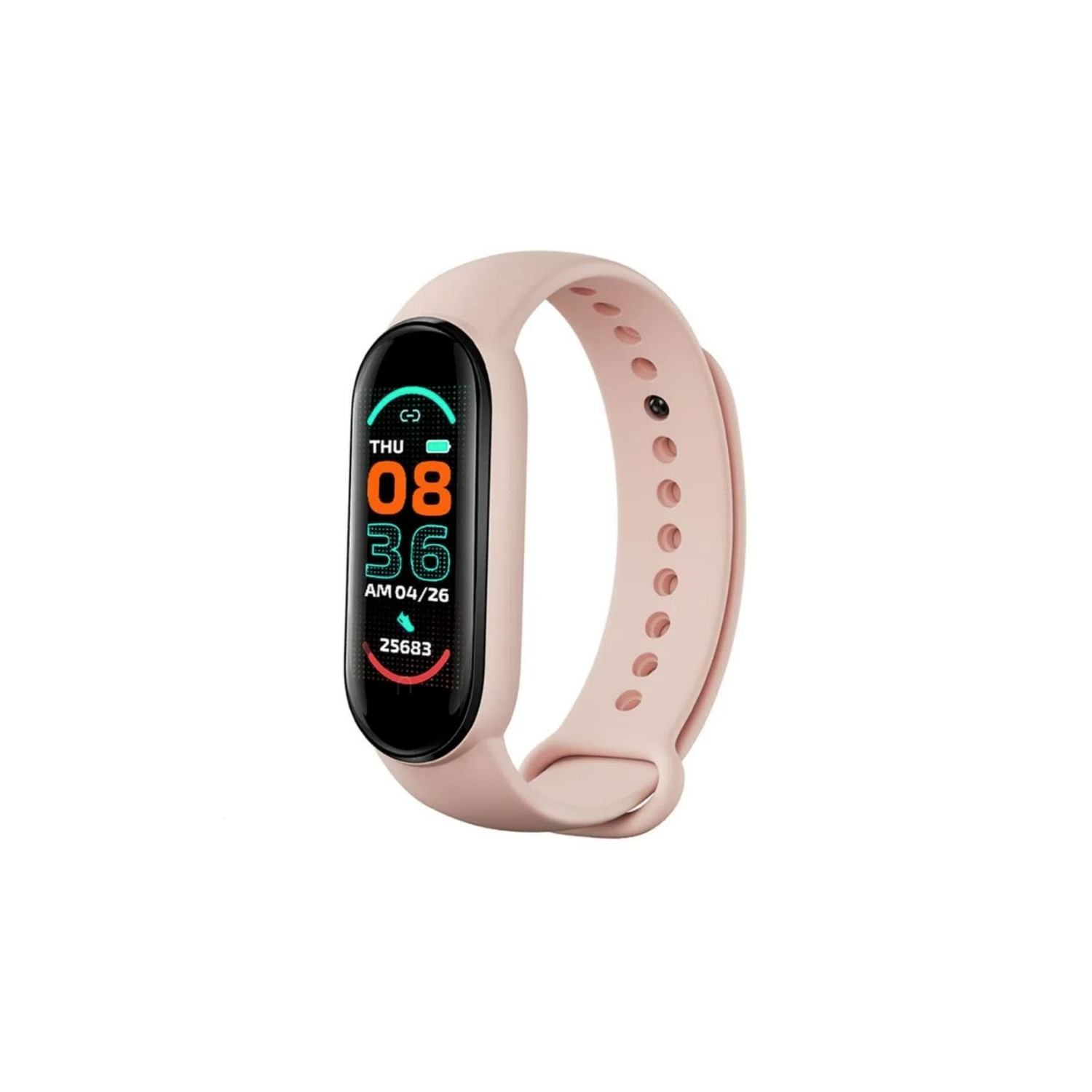 Relógio Inteligente Smartband M6 - Rosa