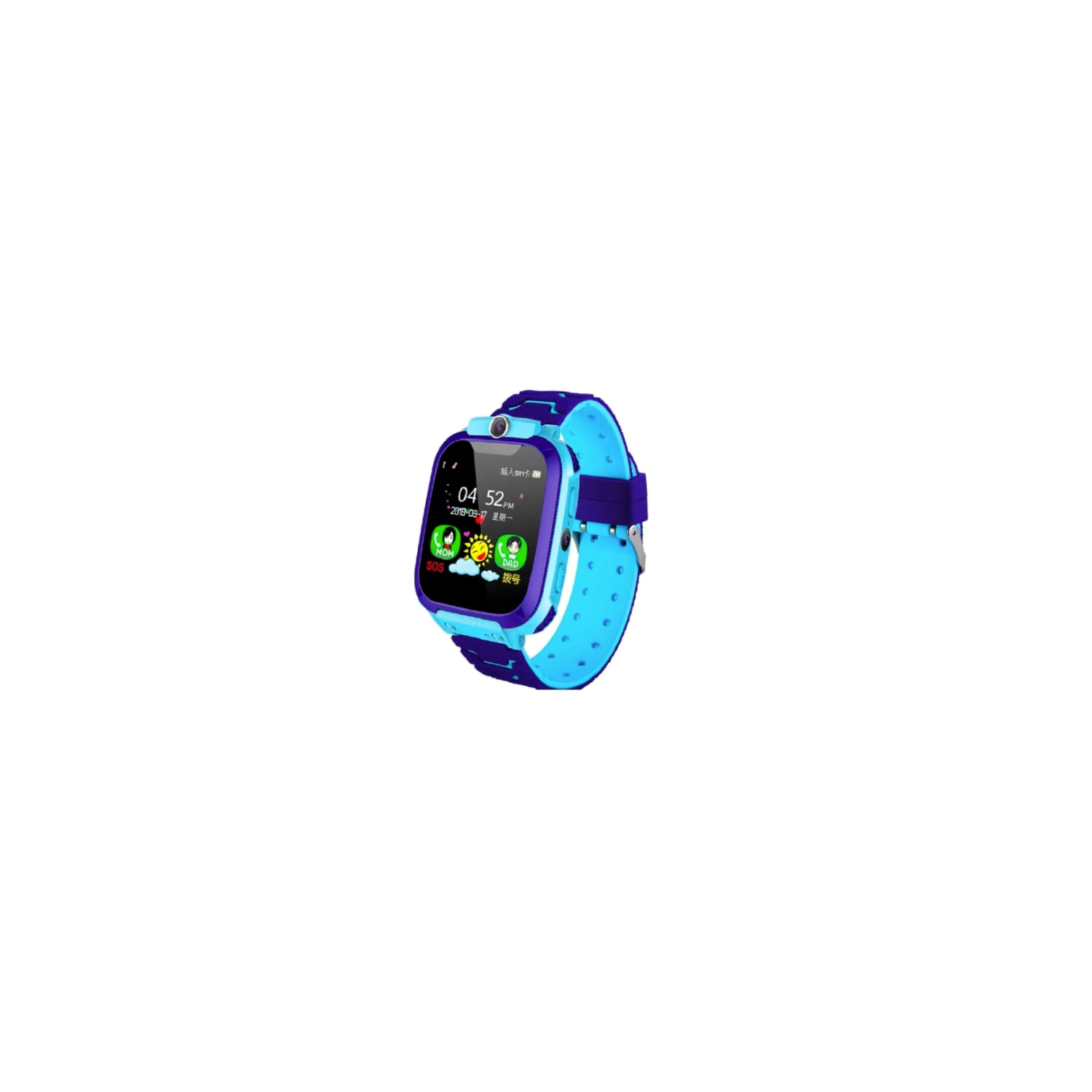 Smartwatch Q12 Children Blue Com Posicionamento Lbs E Chamada Sos