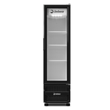 Expositor E Refrigerador Vertical Vr08 Pr Imbera - Preto Inverter 244l Porta De Vidro 0ºc A +7ºc Bivolt Automático Imbera