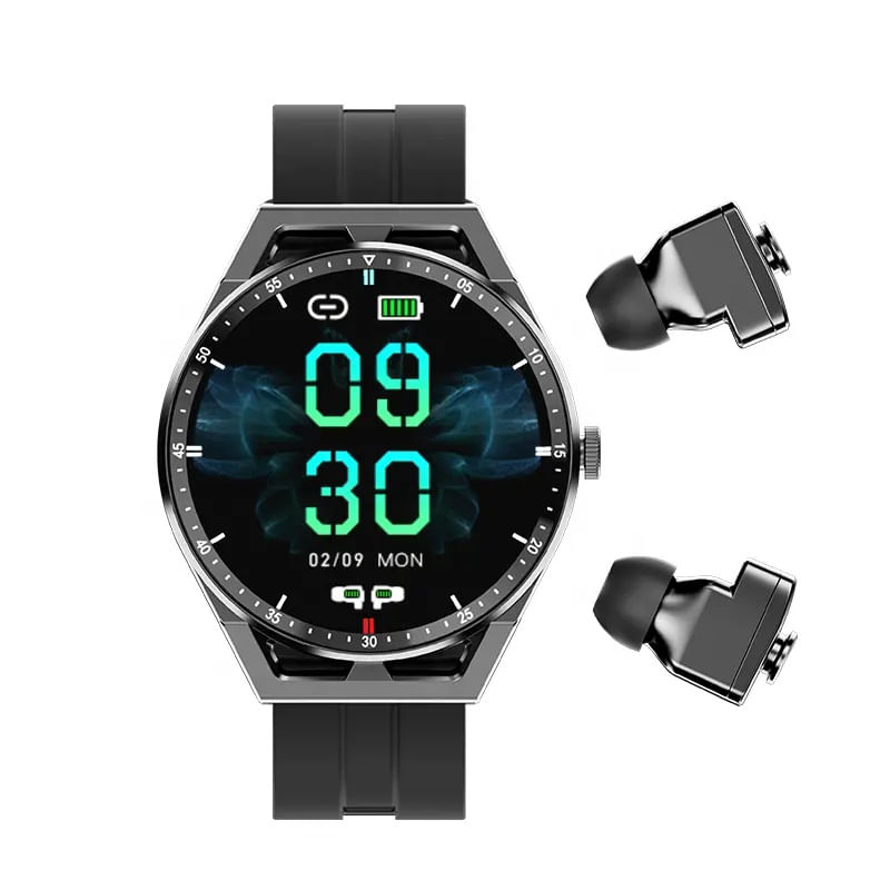 Smartwatch El T20 2 Em 1 Com Fones De Ouvido Fitness, Ip67, 30d St